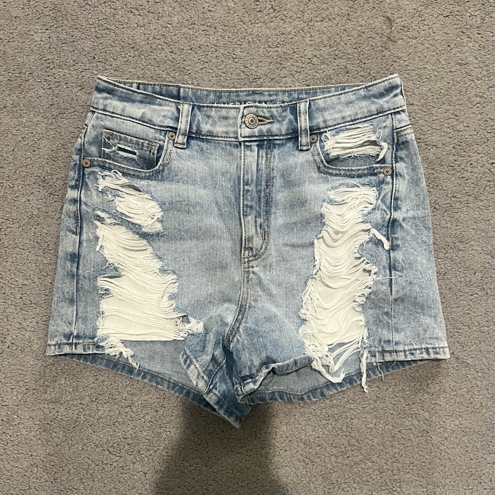 American Eagle Distressed Mom Shorts